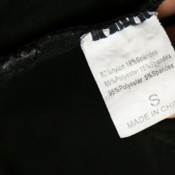 Black Off The Shoulder or Strapless Ruffle One Piece Swimsuit S Padded Modest - Picture 9 of 11